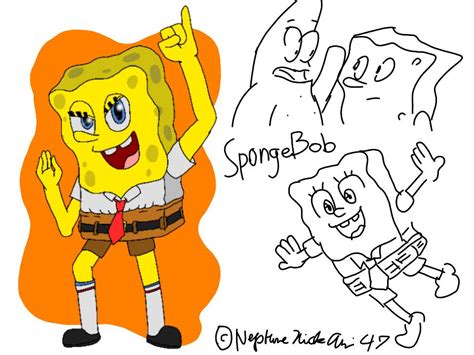 Spongebob Squarepants New Style By Neptunenickani47 On Deviantart