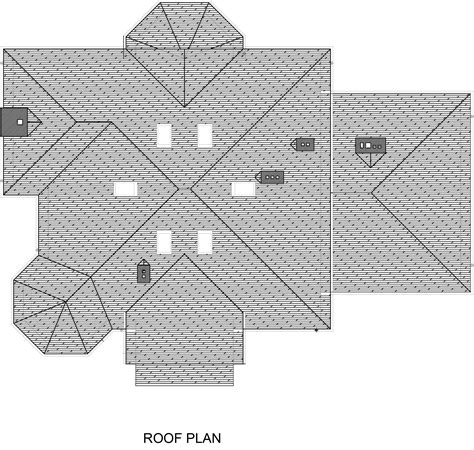 ROOF PLAN DWG NET Cad Blocks And House Plans