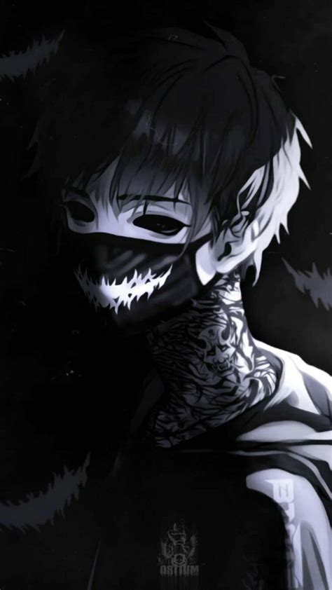 Sad Anime Boy Black Wallpapers Wallpaper Cave