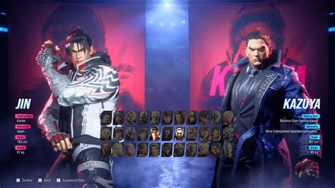 Tekken 8 Character Select Screen 1 Out Of 1 Image Gallery