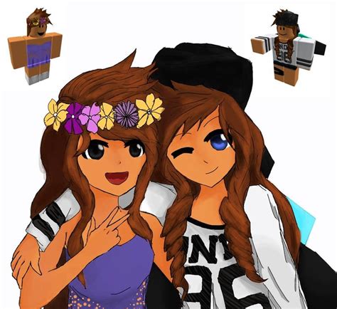 Download Brown Hair Cute Roblox Girls Wallpaper