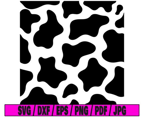 Cow Print Svg Cow Pattern Svg Seamless Pattern Svg Cow Svg