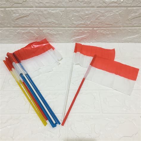 Jual Bendera Merah Putih Stik Stik Bendera Merah Putih Isi 10 Pcs