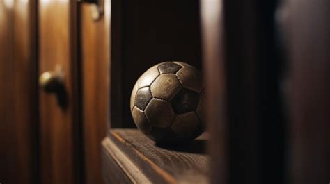 Premium Ai Image Closeup Shot Of A Soccer Ball