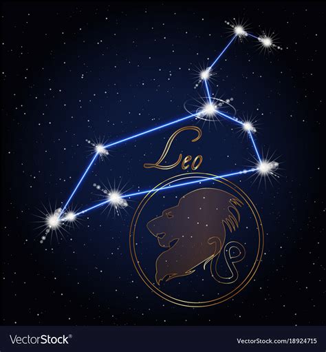 Leo Zodiac Sign Constellation Digital Download Svg  Png Etsy