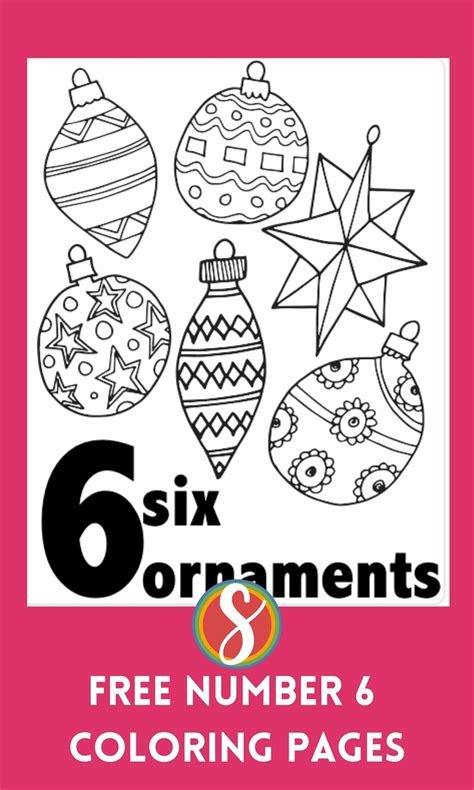 10 Free Number 6 Printable Coloring Pages — Stevie Doodles