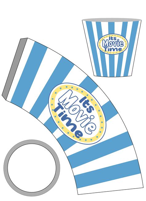 Popcorn Box 13 Free Pdf Printables Printablee