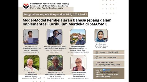 Pkm Dpbj Sesi Model Pembelajaran Bahasa Jepang Dlm