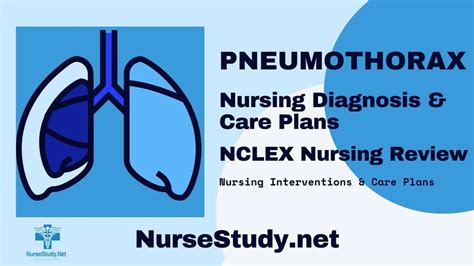 Pneumothorax Nursing Diagnosis Care Plan NurseStudy Net