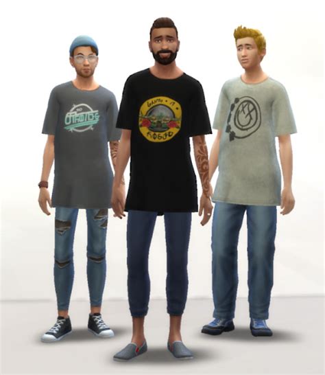 Sims 4 Cc Best Band T Shirts And Clothes All Free Fandomspot