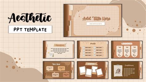 Aesthetic Ppt 6 Animated Slide Easy Simple Free Template Youtube