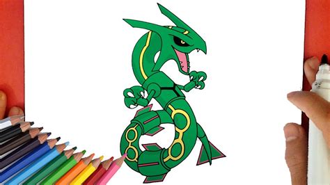 How To Draw Rayquaza Pokemon YouTube