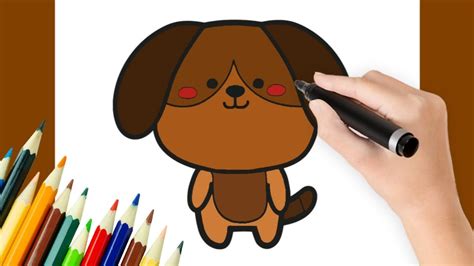 Como Dibujar Un Perro Kawaii Paso A Paso Facil YouTube