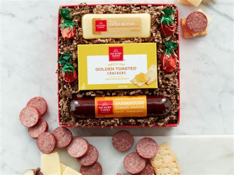 hickory farms summer sausage and cheese t box only 13 50 regularly 45 more