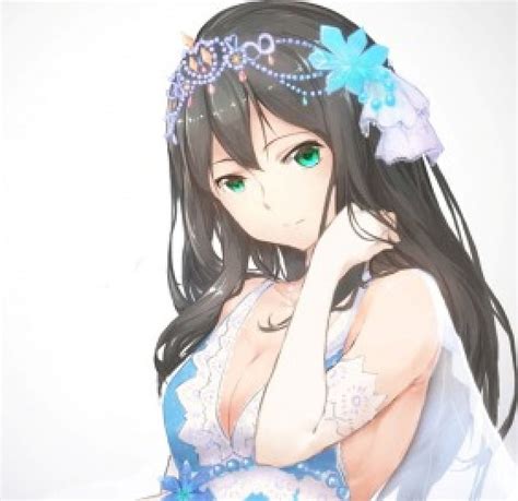 Shibuya Rin Bonita Vestir Ojos Verdes Bonito Mujer Elegante