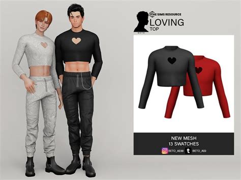 The Sims Resource Loving Top Sims 4 Male Clothes Sims 4 Men