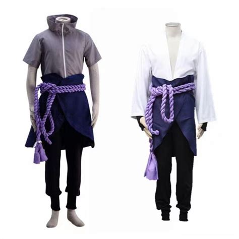 【naruto】akatsuki Cosplay Clothing Sasuke Cos Clothes Uchiha Four