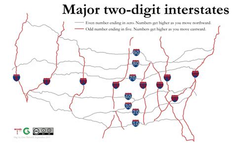 United States Interstate System Mapped Vivid Maps