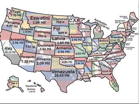 World Map With States And Countries