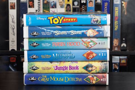 Collection Of Disney Vhs Tapes