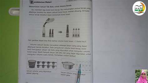 Matematika Menentukan Satuan Tak Baku Untuk Volume Benda PJJ Kelas 3