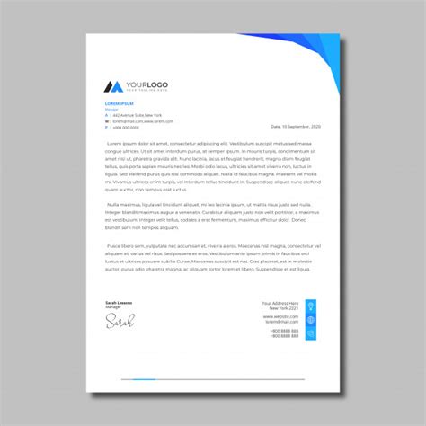 When talking about professional letterhead with supported file formats, it must look professional according to design as well as the whole set up. Minimalist simple letterhead Vector | Premium Download