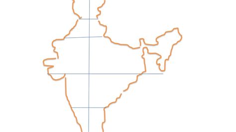 India Outline Map Drawing Step By Step Youtube