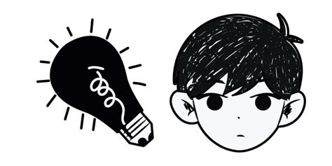 Omori Omori And Bulb Cursor Custom Cursor