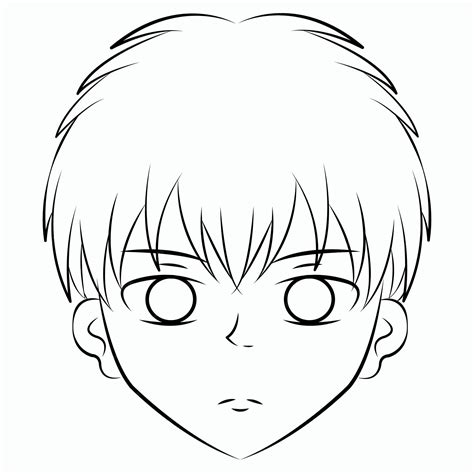 Premium Vector Anime Outline 14