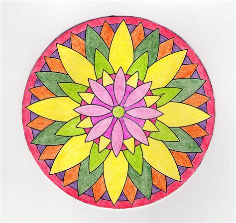 Dibujos De Mandalas Pintados Imagui