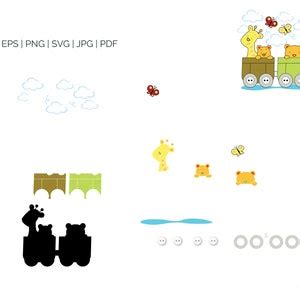 Baby Toys SVG EPS Vector Clipart Digital Silhouette And Etsy