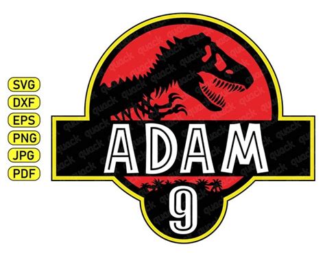 9088 Jurassic Park Birthday Boy Svg Svg Png Eps Dxf File