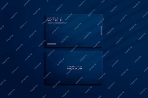 Premium Psd Luxury Modern Business Card Mockup Design