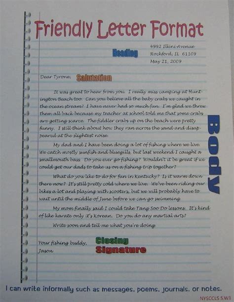 Afrikaans Friendly Letter Example Sample Afrikaans Friendly Letter