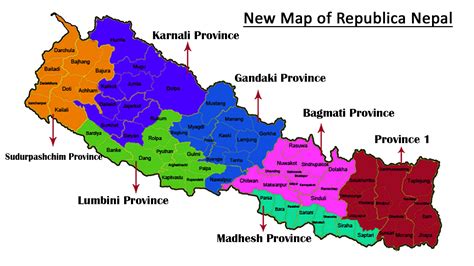 New Map Of Nepal With 7 Province And District WEBPATI