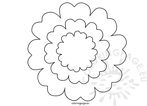 To decorate your wedding, party or home with your own special touch but you feel a little stuck. Printable Flower Petal Template - Coloring Page