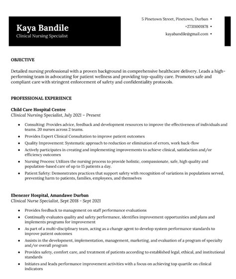 Best Cv Template Myjobmag