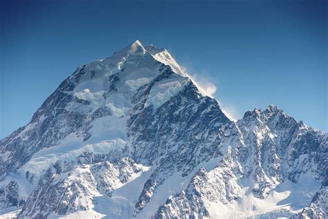 Mount Cook Aoraki Summit Ridge Photograph By Mark Hunter