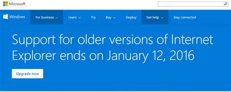 Internet Explorer 10 And Below No Longer Supported As Of This Week