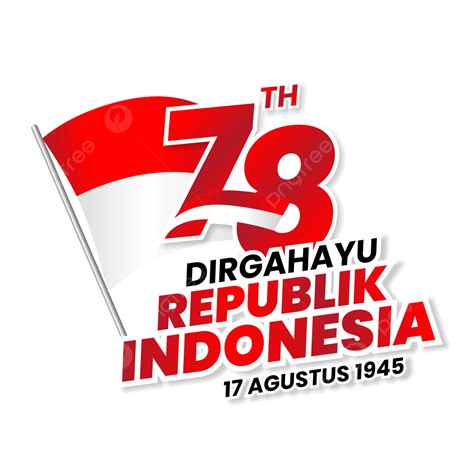 Hut Ri 78 Logo Vector Hut Ri 78 Republic Of Indonesia Hut Ri PNG And