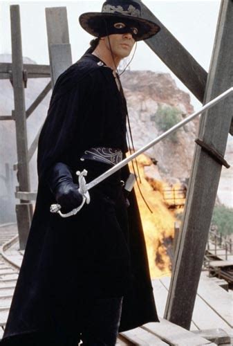 Antonio banderas makes for a superb zorro, anthony hopkins is brilliant as his mentor, and thoroughly enjoyed this film. Banderas, Antonio The Mask of Zorro photo