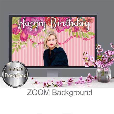 Zoom Virtual Background Video Happy Birthday