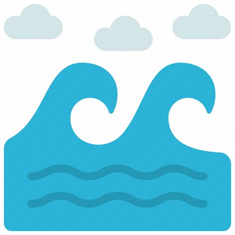 Ocean Waves Wave Water Sea Icon Download On Iconfinder