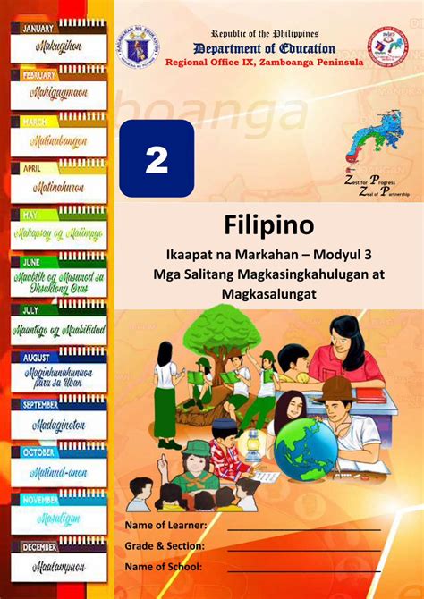 Pdf Ikaapat Na Markahan Modyul Mga Salitang Dokumen Tips