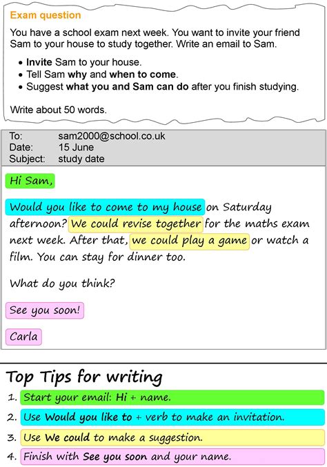 How do you write a letter to submit documents? Study date email | LearnEnglish Teens - British Council