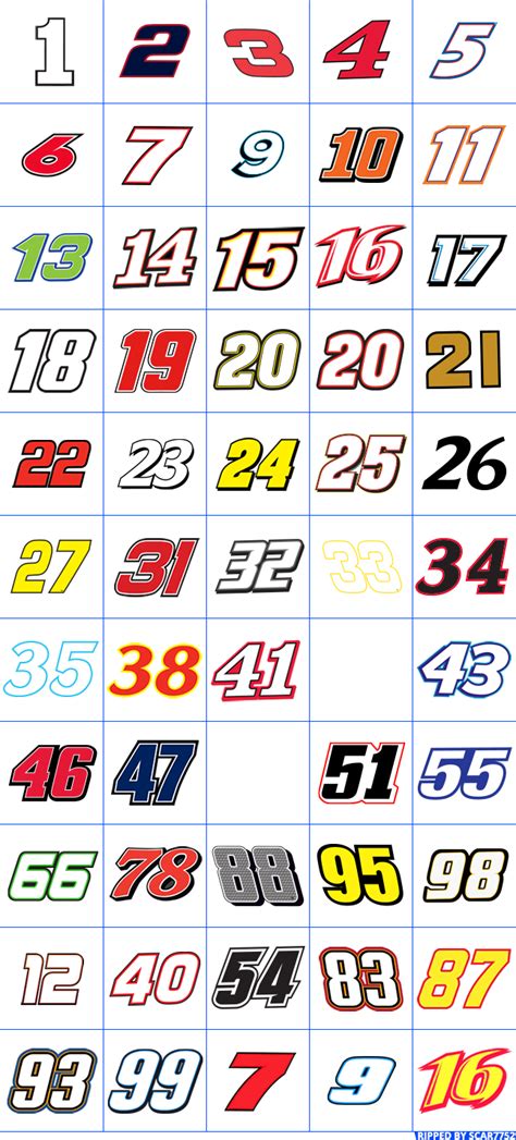 Nascar Number Png Png Creative Designs Download