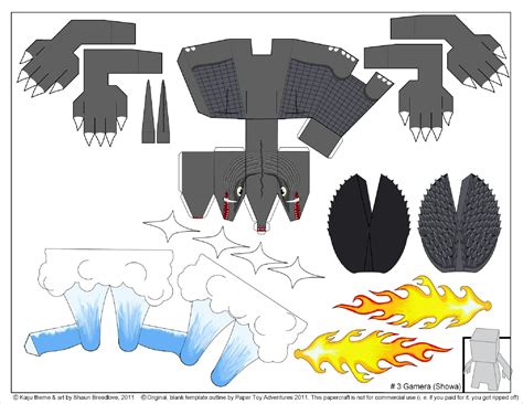 Godzilla Paper Model