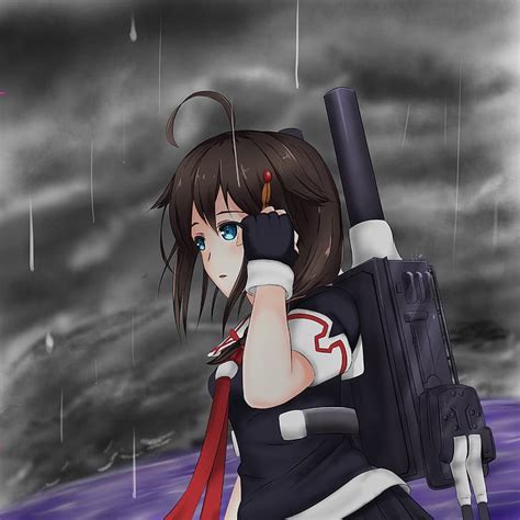 Anime chicas anime Colección Kantai Shigure KanColle guantes