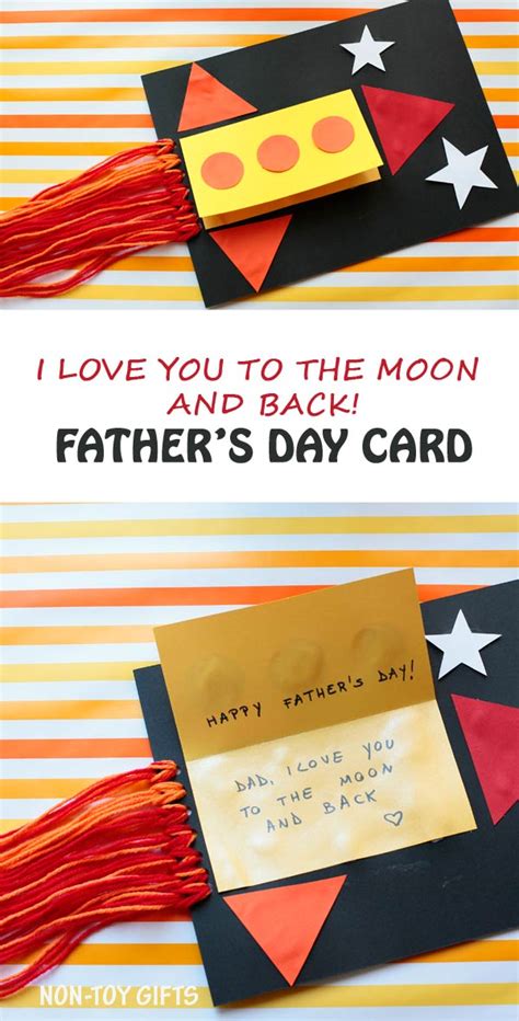 Type your own message inside the card. 5 Cute Crafts for Father's Day | The Local Moms Network