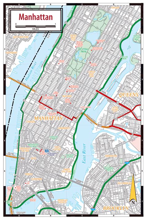 Printable Map Of Manhattan Streets